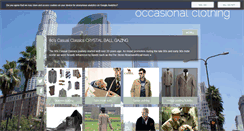 Desktop Screenshot of occasionalclothing.com